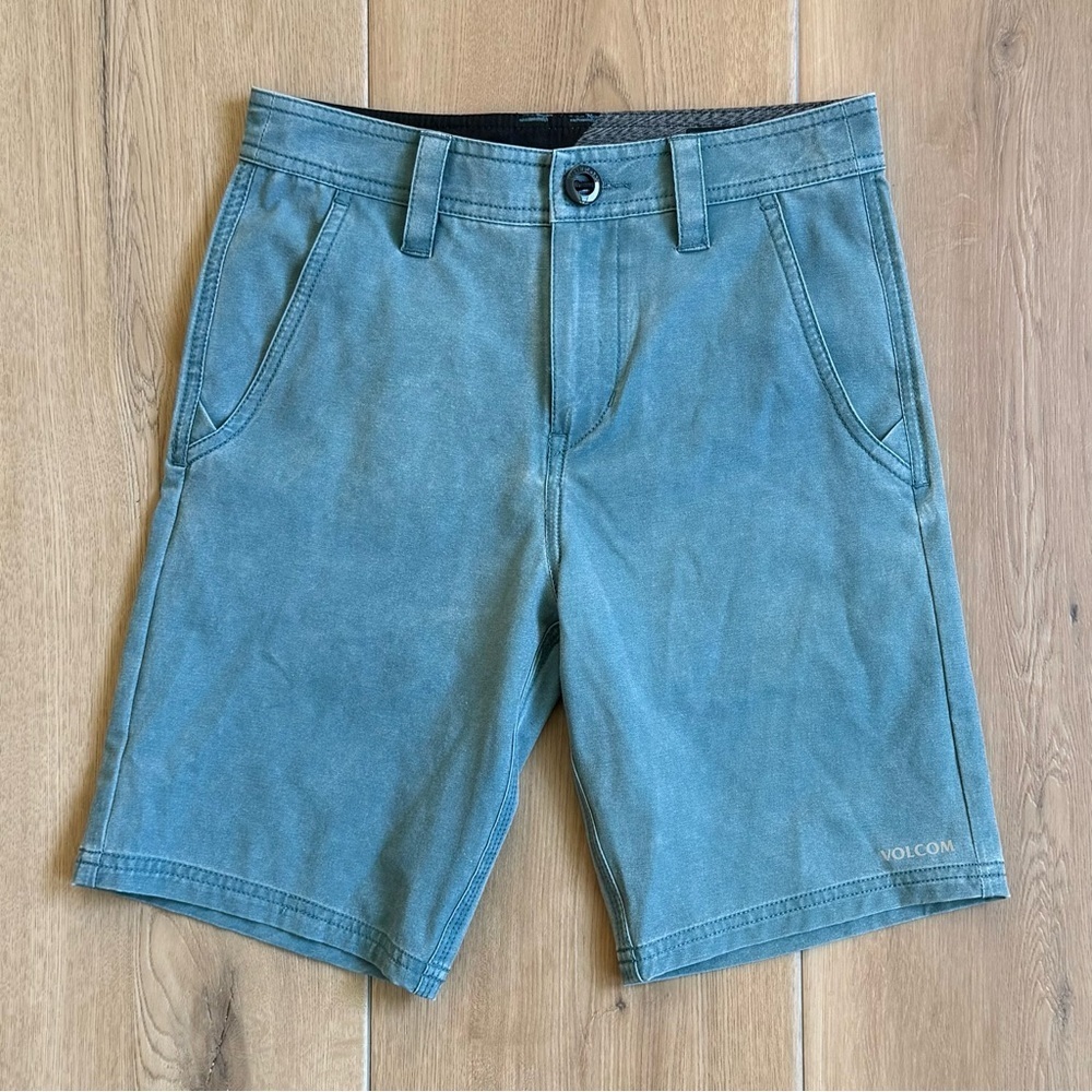 Volcom Blue Sunwashed Shorts Size 25